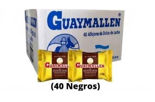 Alfajor GUAYMALLEN Simple Negro (CAJA x 40u.)